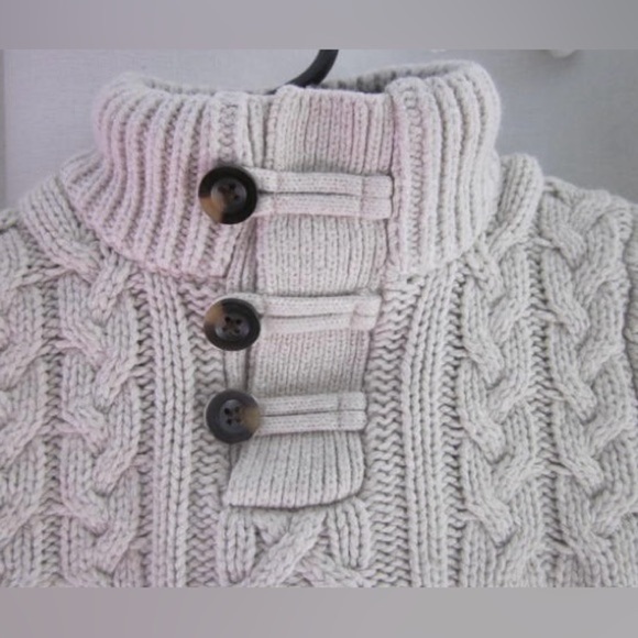 Baby Gap Boy's Cable Knit Cotton Blend Pullover Sweater w/Elbow Patches; Size 2T - Picture 6 of 9